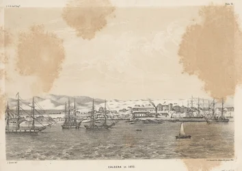 Caldera in 1852